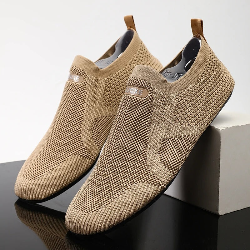 Mules tricotées à enfiler pour pieds nus