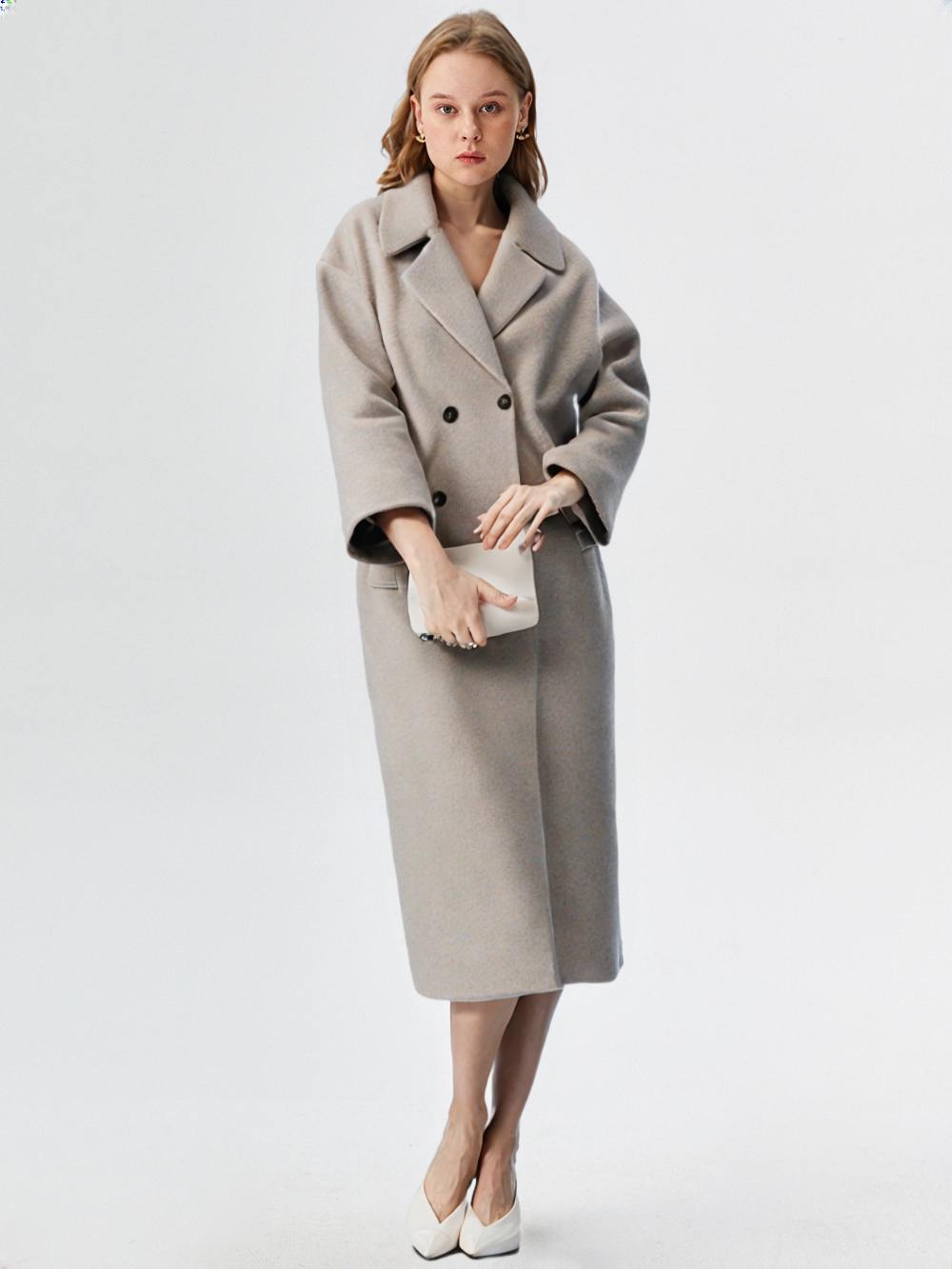 ÉLISABETH — Manteau en Mélange de Laine