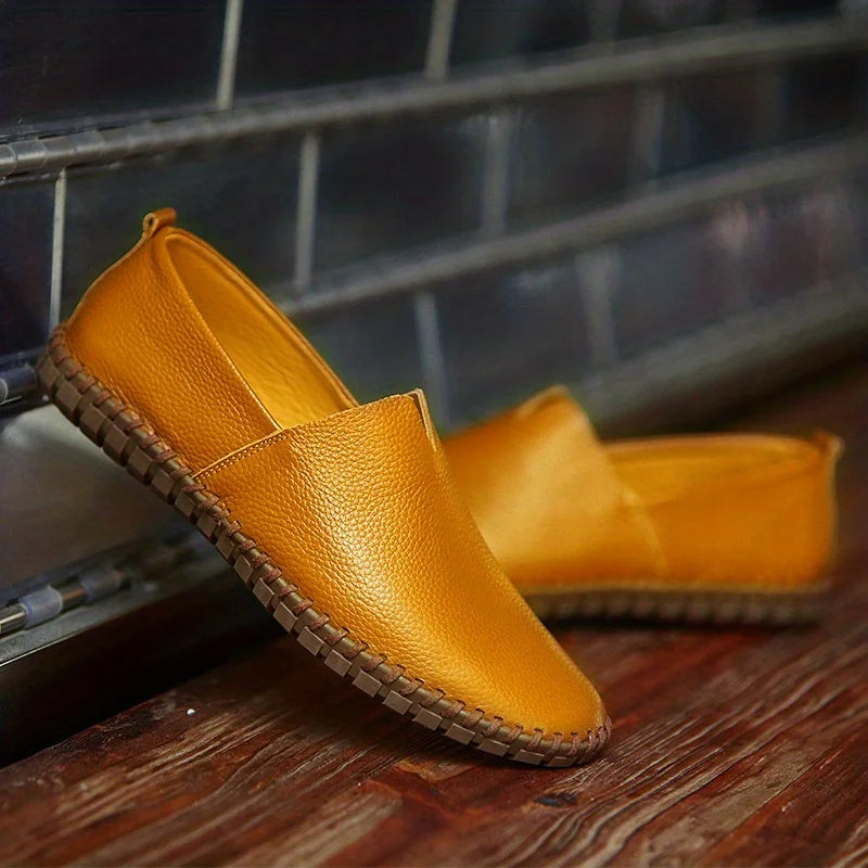 Mocassins en cuir de Luca