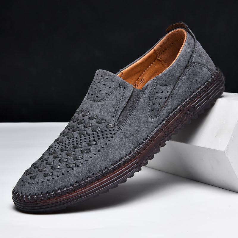 Carter James Mocassin en cuir véritable