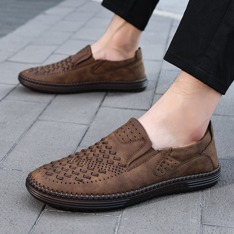 Carter James Mocassin en cuir véritable
