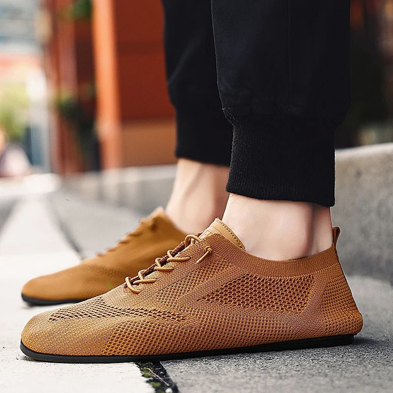 Chaussures slip-on en maille tricotée