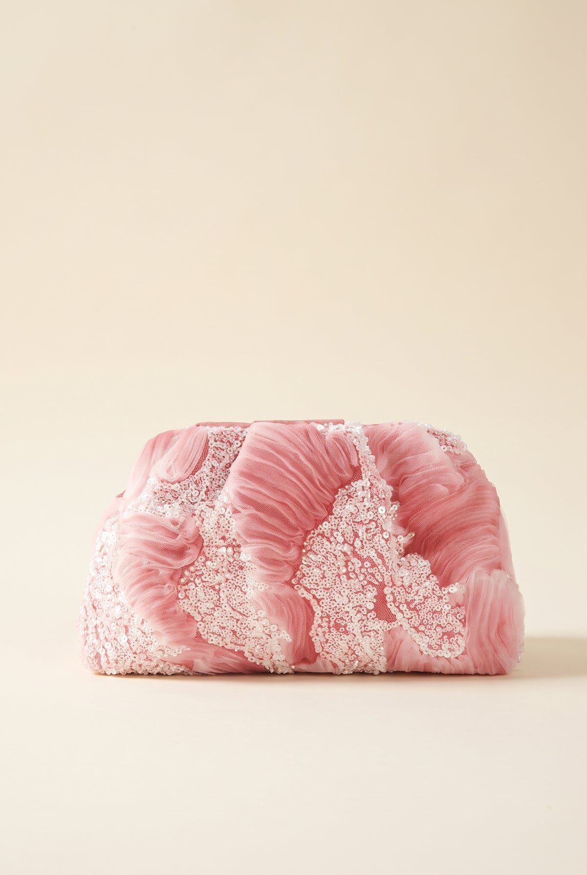 Pochette Sophia à sequins brodée de fleurs - N° 4