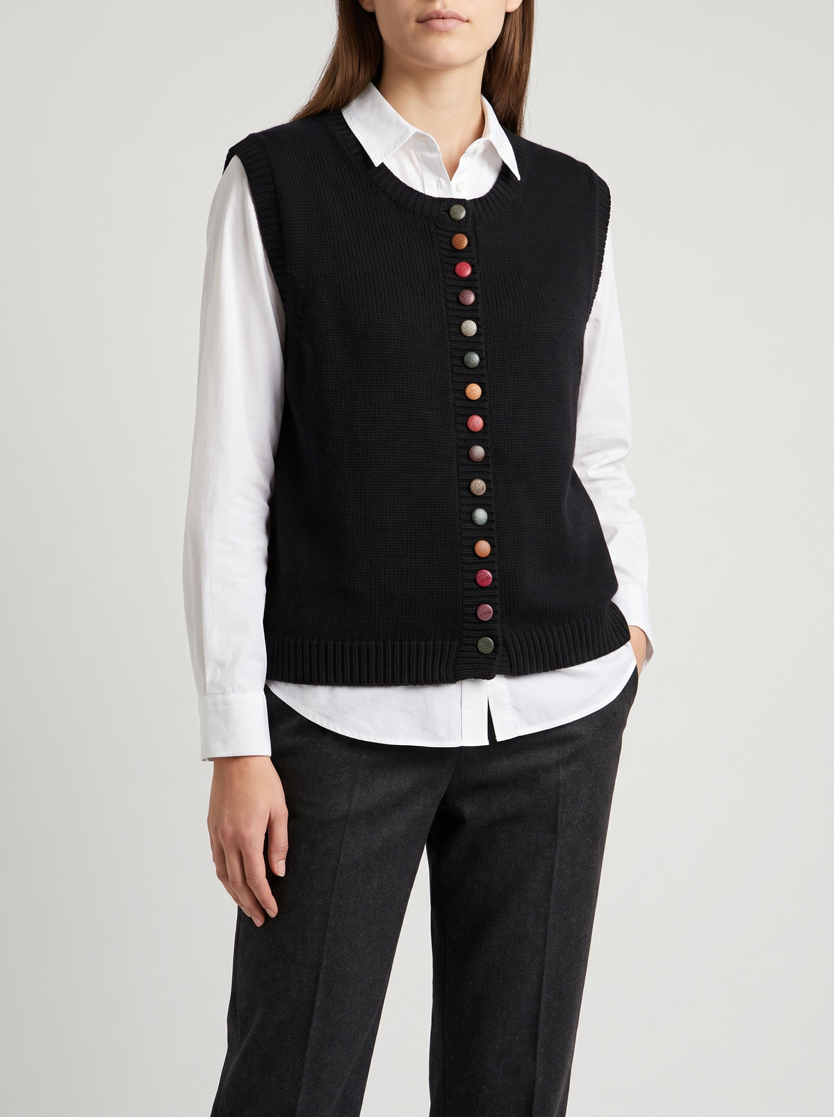 MARGOT — Knitted Cardigan - Black