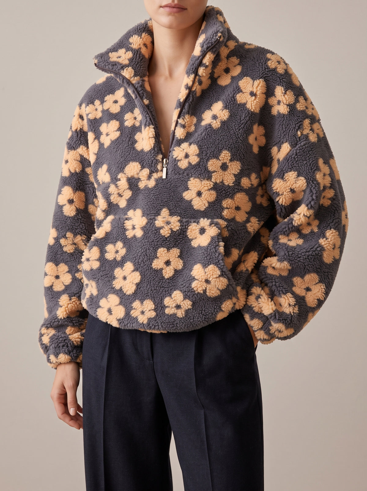 BÉATRICE — Winter Jumper - Sunflower Yellow