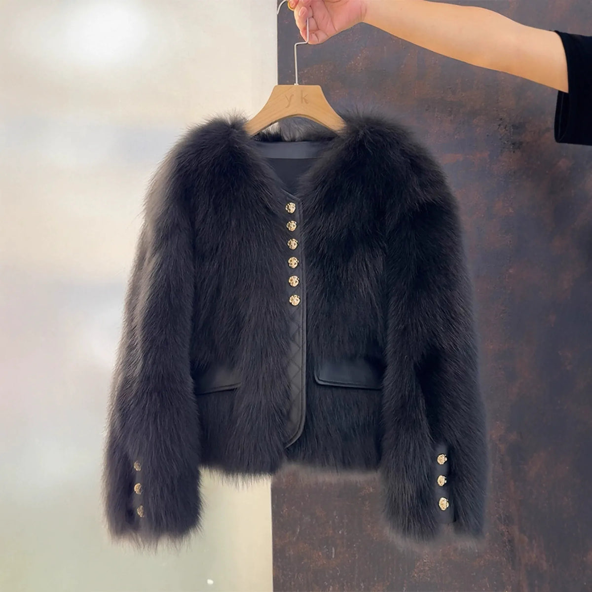 AURELIA — Veste en Fausse Fourrure