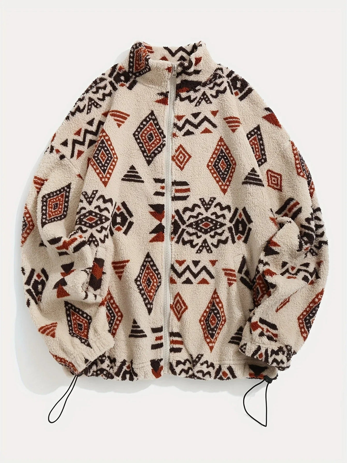 ZÉLIE — Veste Polaire à Motif Aztèque