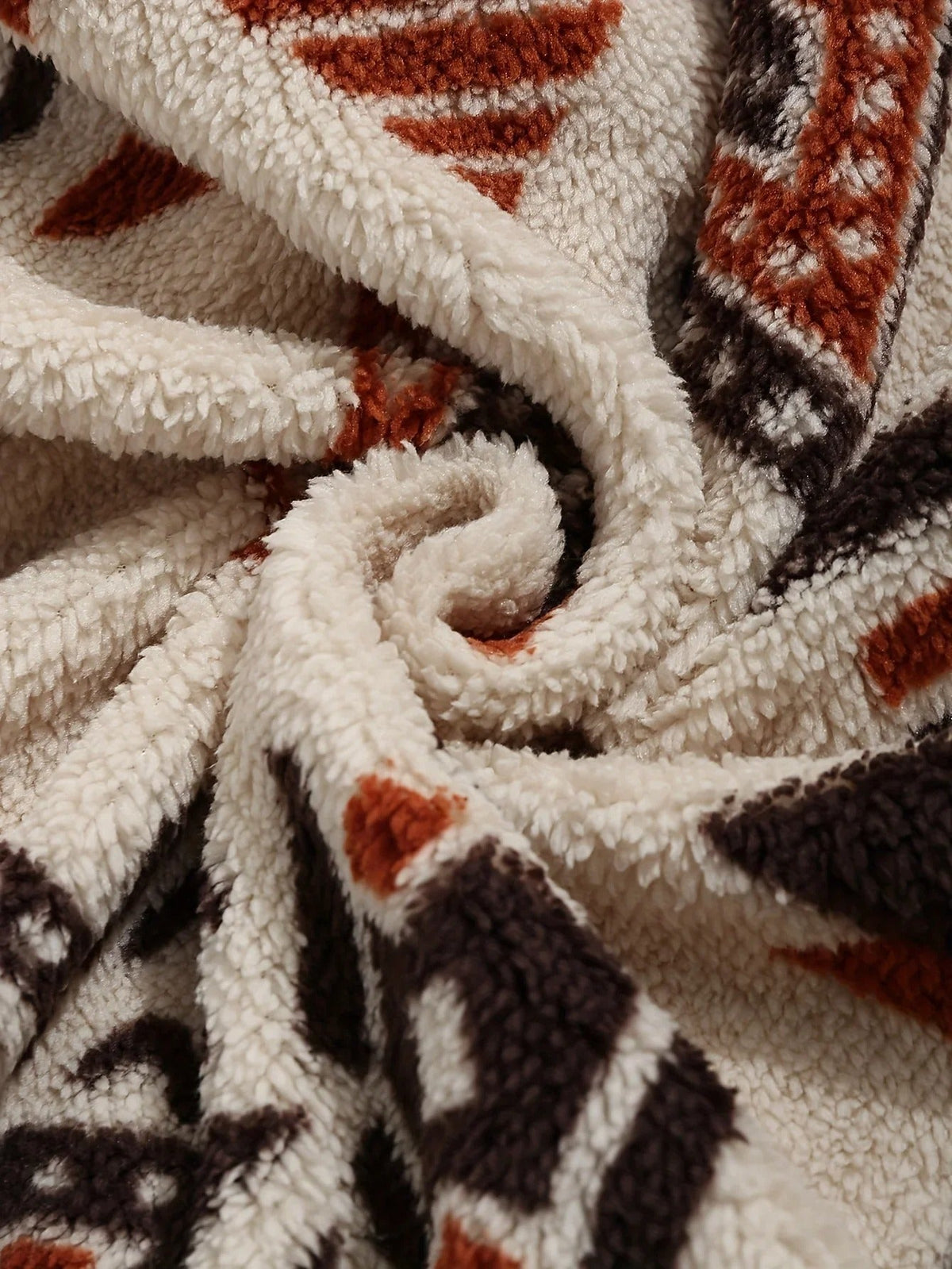ZÉLIE — Veste Polaire à Motif Aztèque