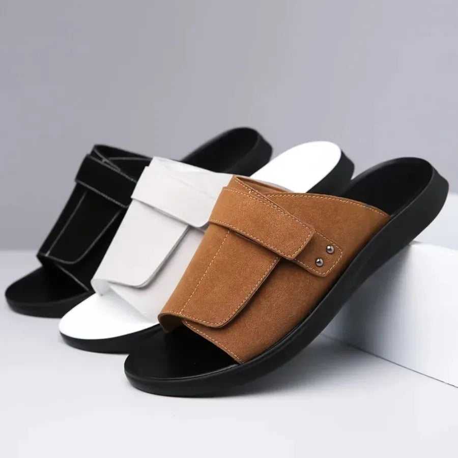 Axis sandales en daim