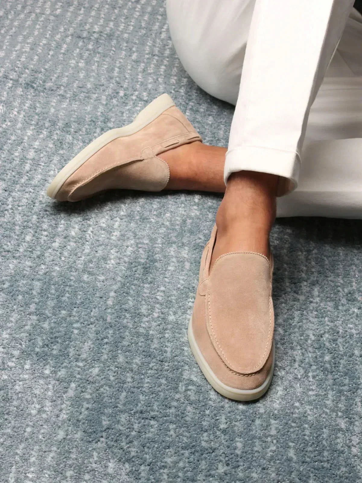 Mocassin beige — détail