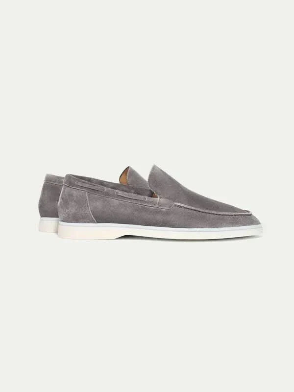 Mocassin gris — semelle