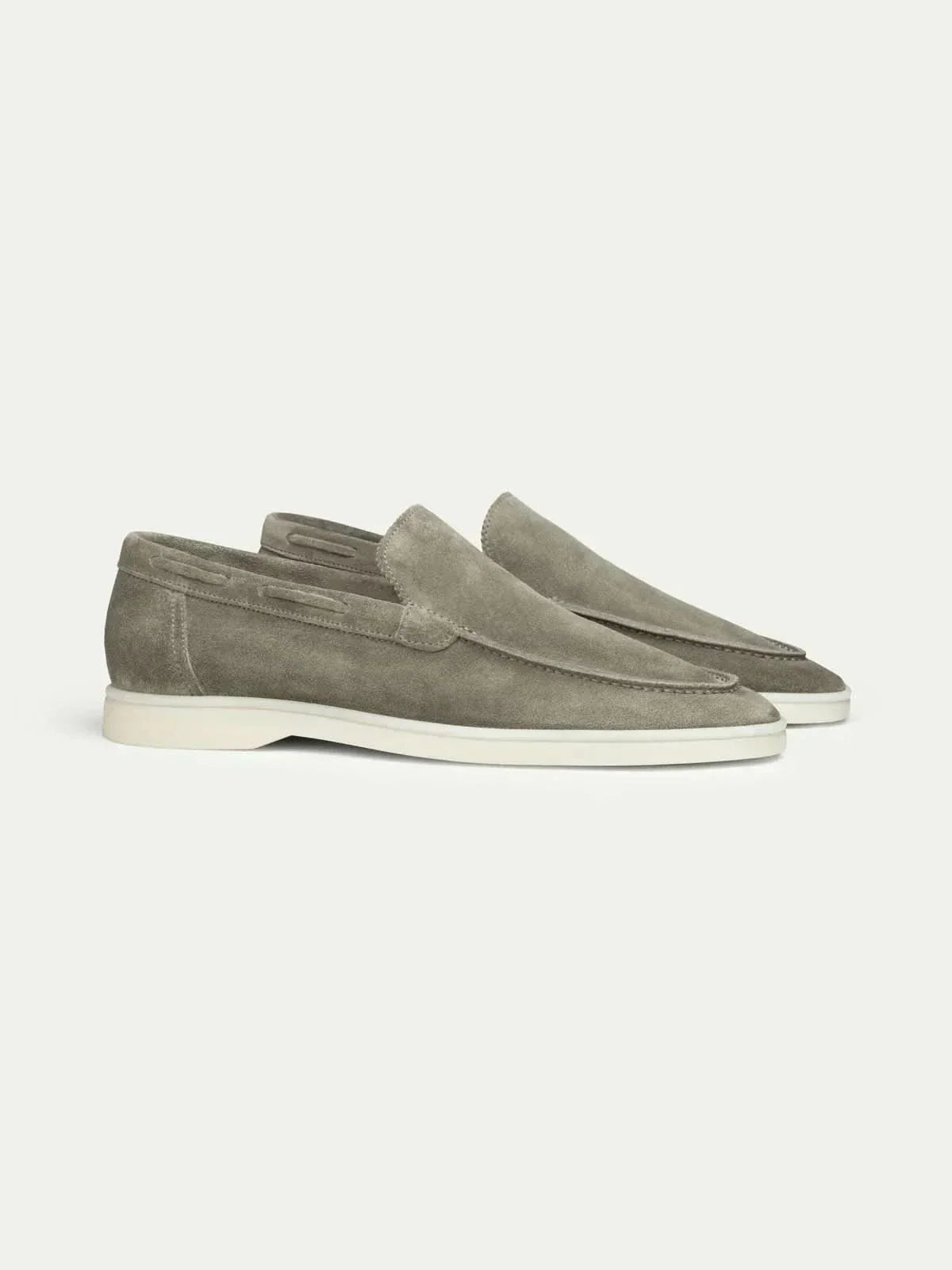 Mocassin vert olive — profil