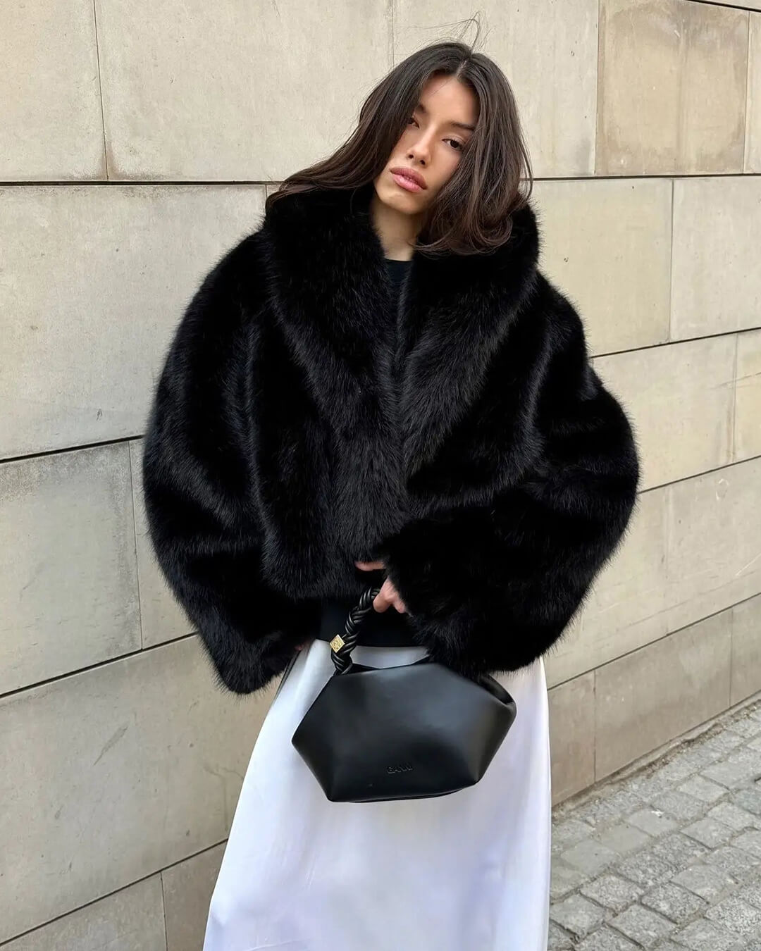 Manteau en fausse fourrure Adelheid