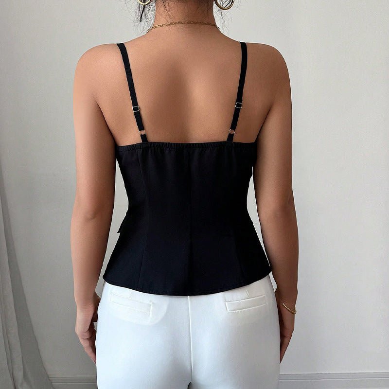 Blouse Bridget ajustée sans manches