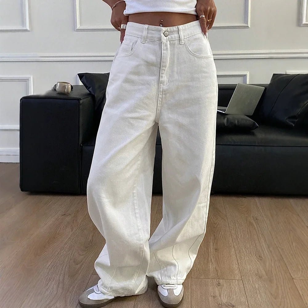 Jean Danielle à jambes larges et amples