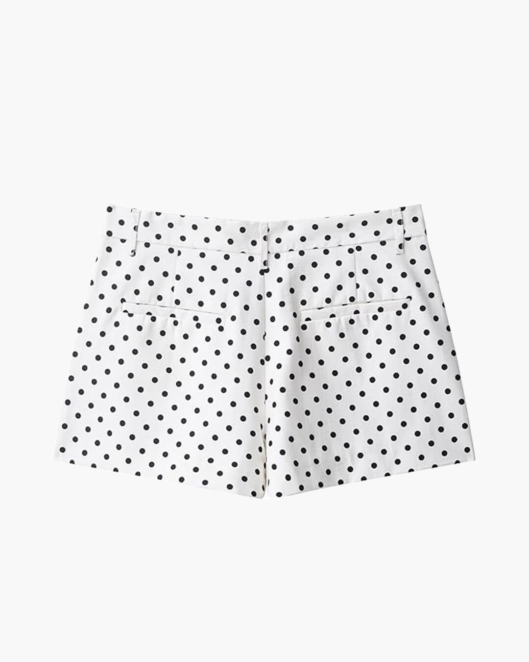 Short Jillian à pois et taille mi-haute