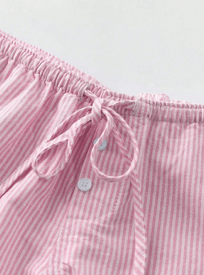 Short taille basse extensible à rayures Tirzah