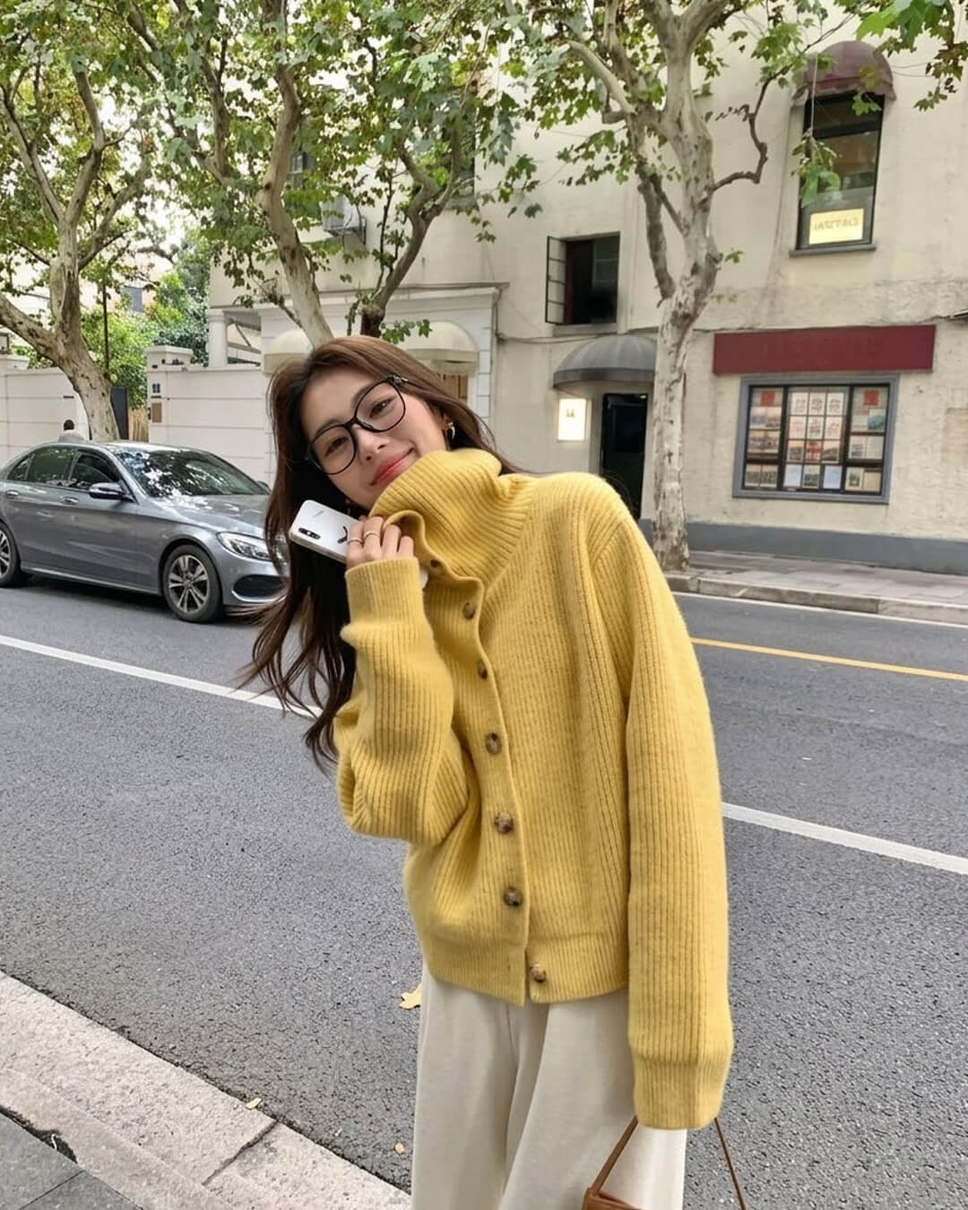Nicola Cardigan oversize en maille