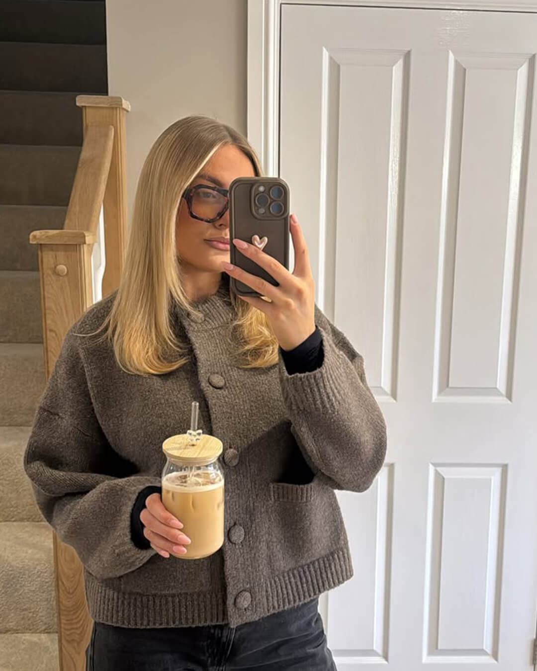 Cardigan en maille épaisse Nessa
