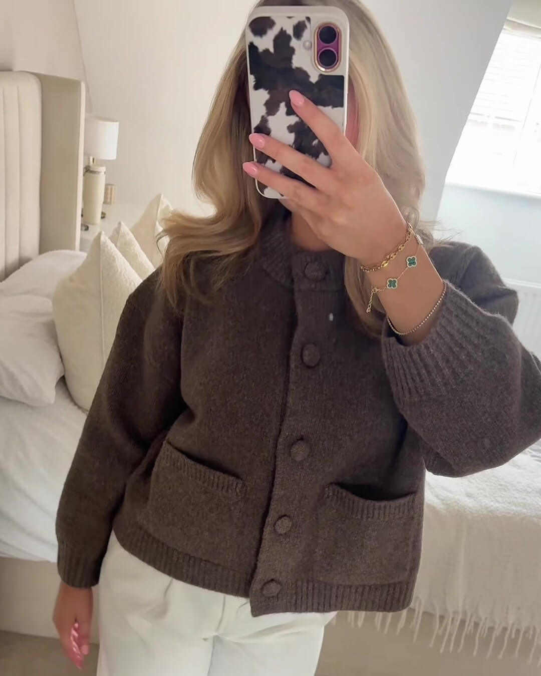 Cardigan en maille épaisse Nessa