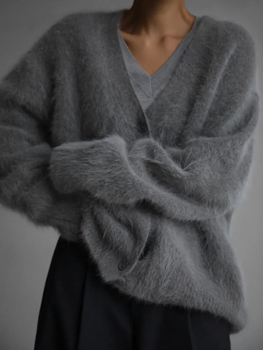 Cardigan douillet en maille Terry
