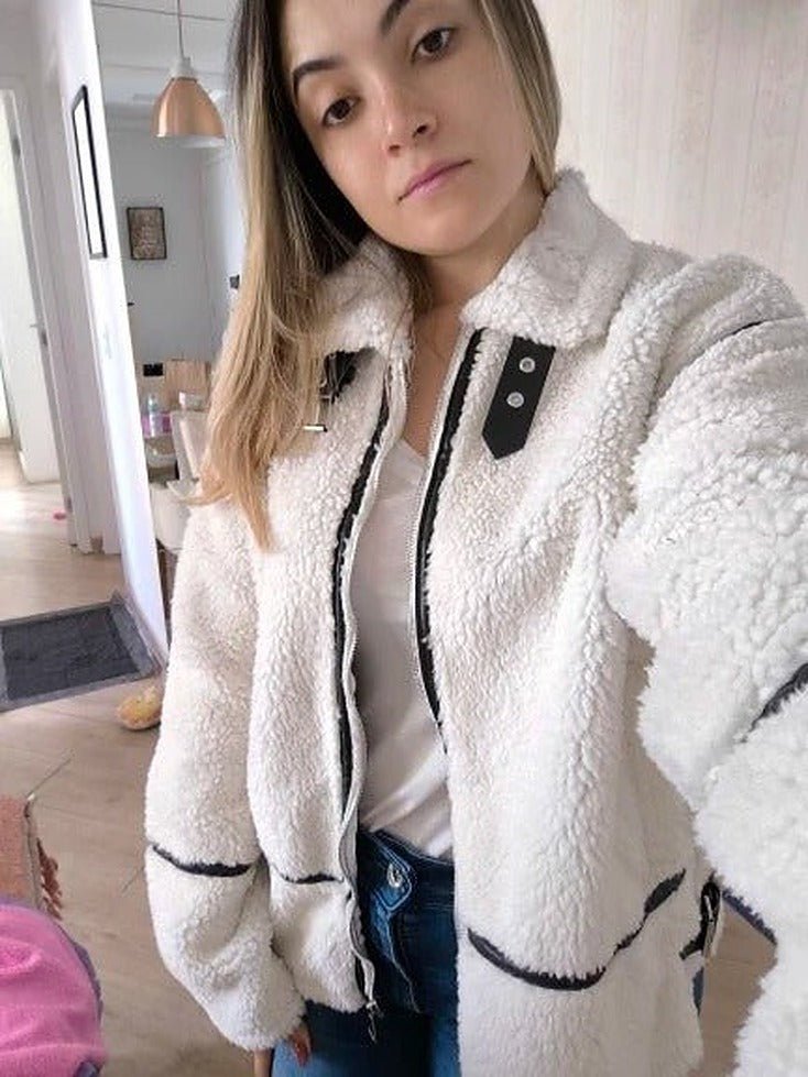 Veste bomber en bouclé Chantal