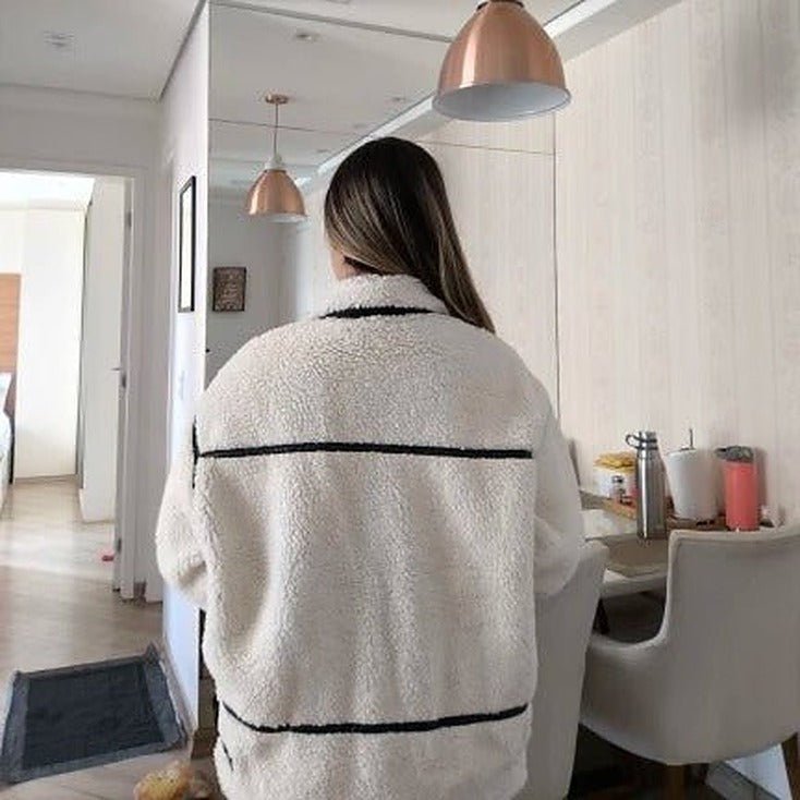 Veste bomber en bouclé Chantal