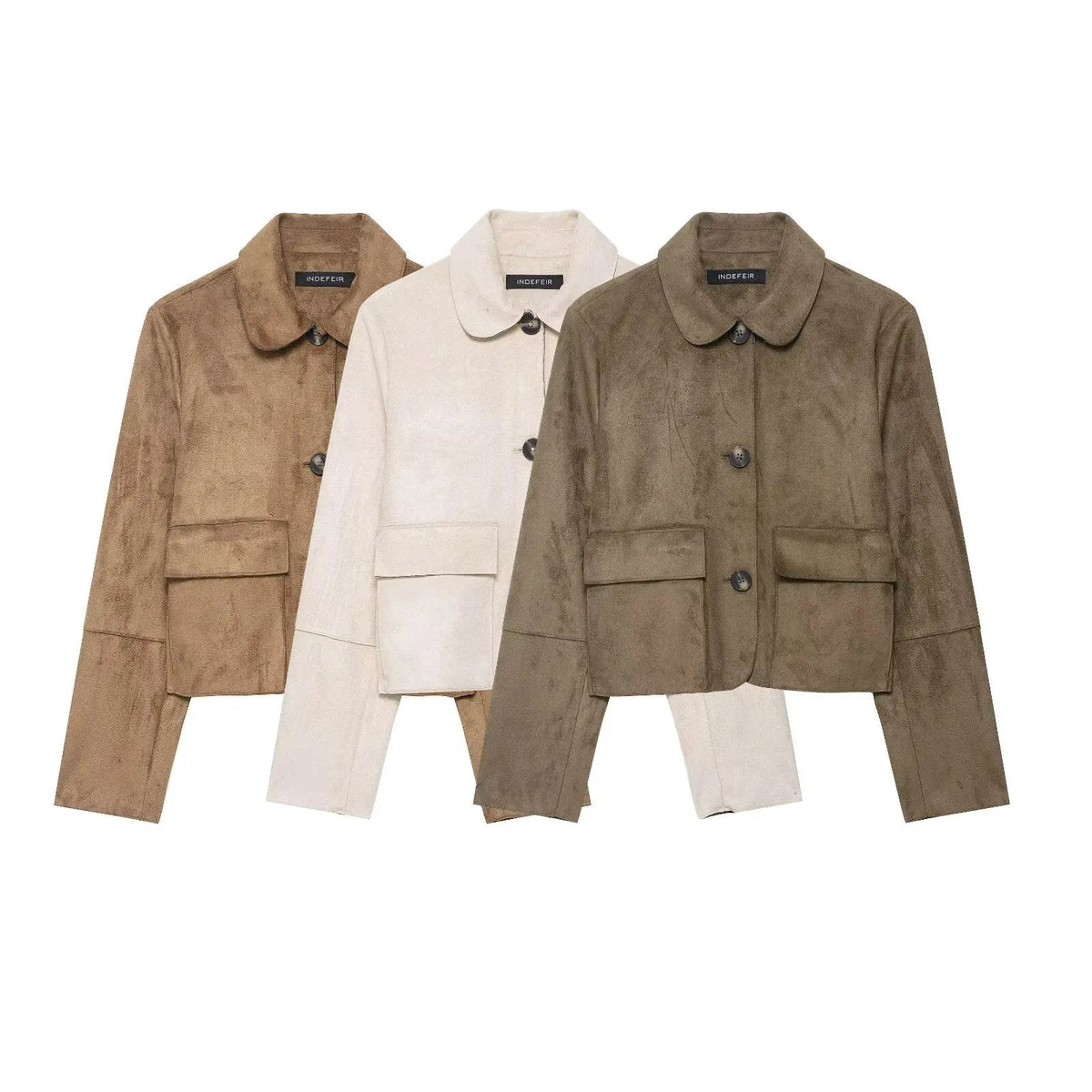 Veste en daim Elara