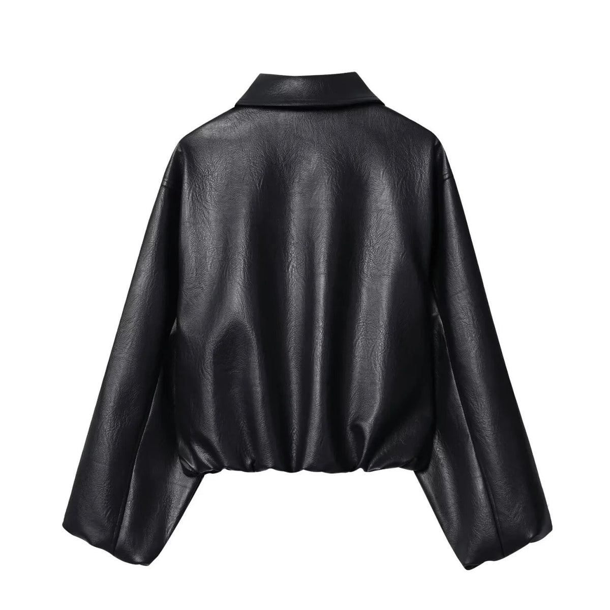 Veste bomber Jenny en similicuir