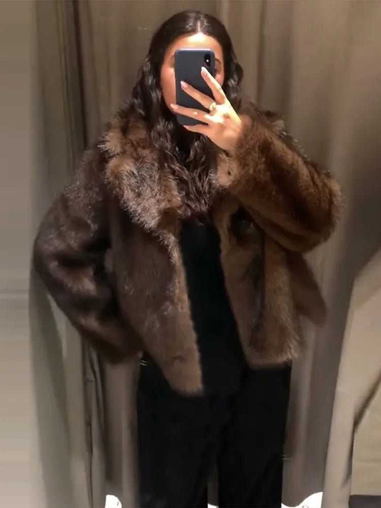 Veste Jenny réversible en simili cuir