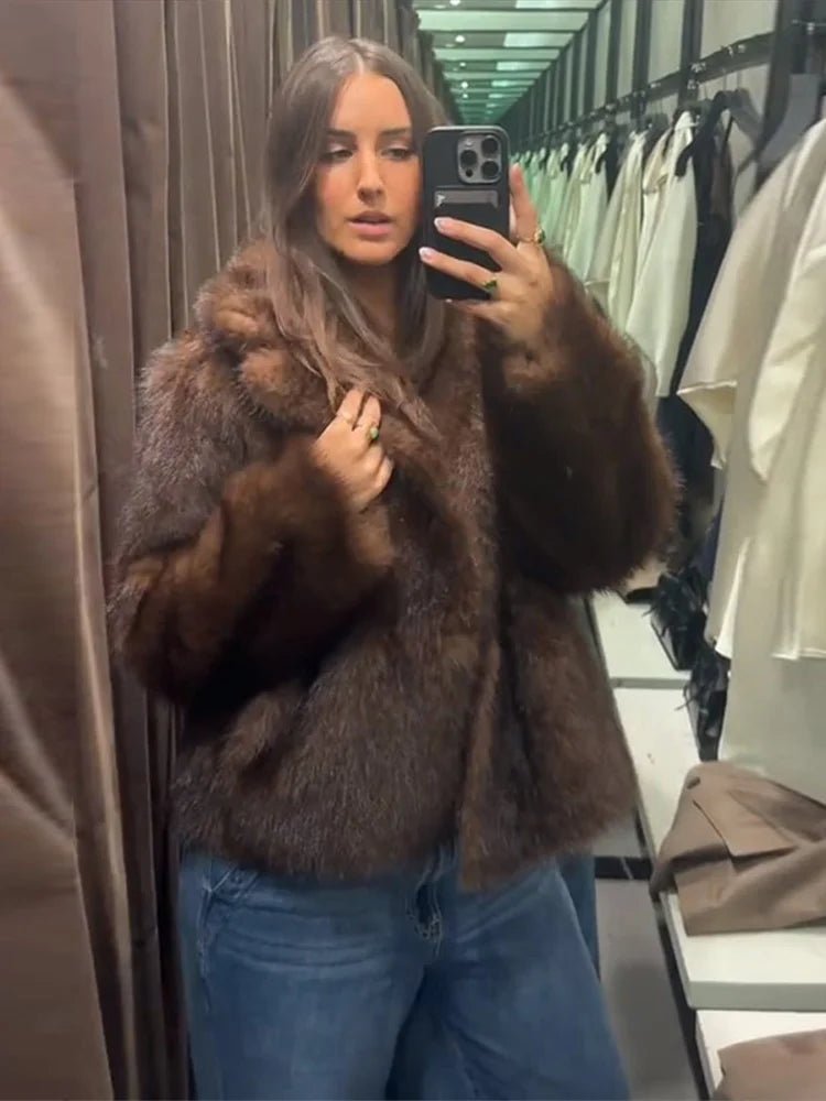 Veste Jenny réversible en simili cuir