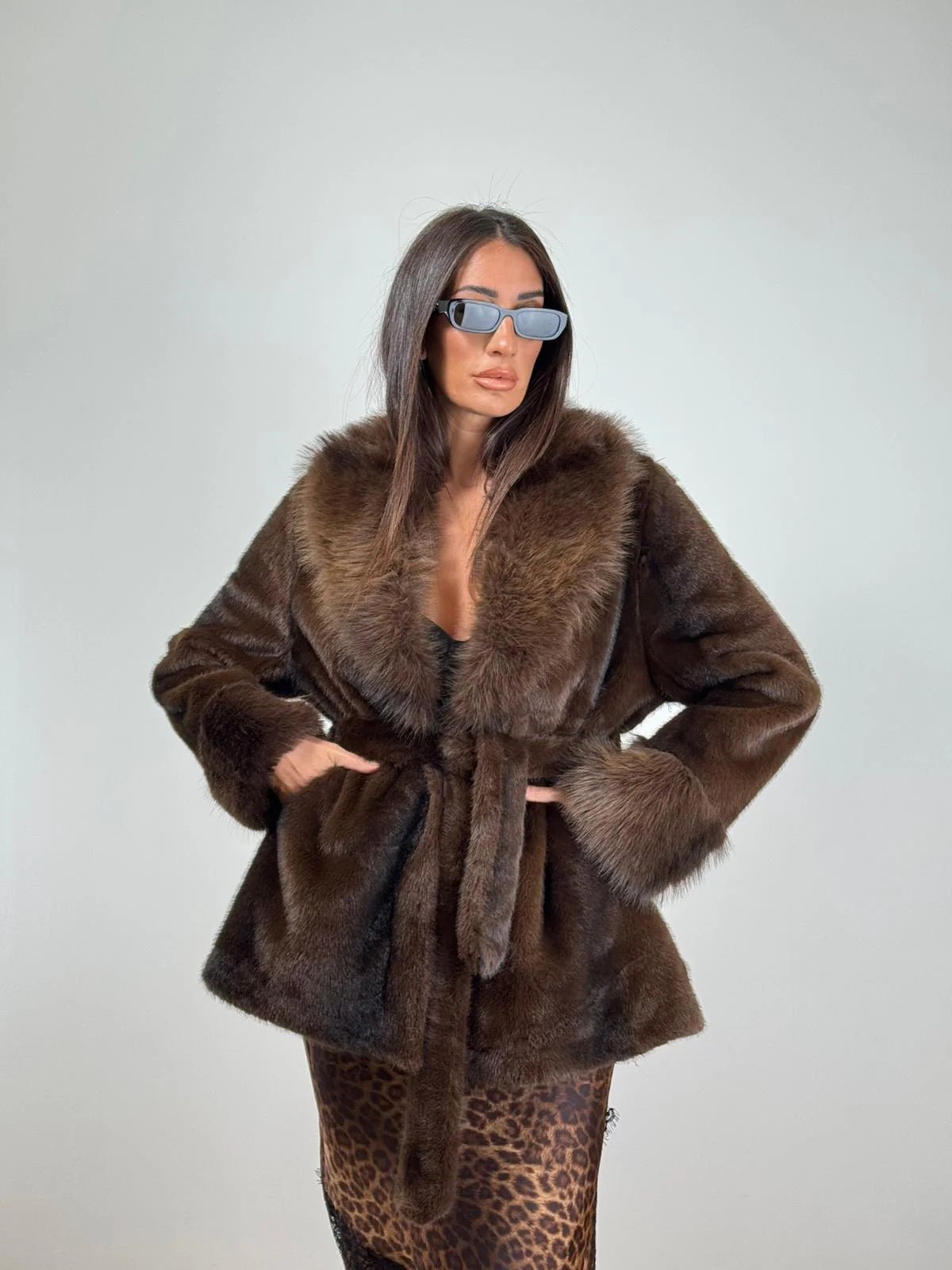 Manteau en fausse fourrure Louise