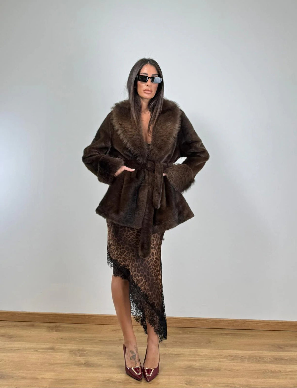Manteau en fausse fourrure Louise