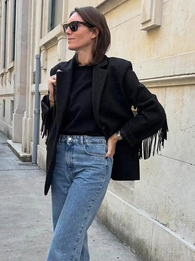 Blazer Marcelle à franges
