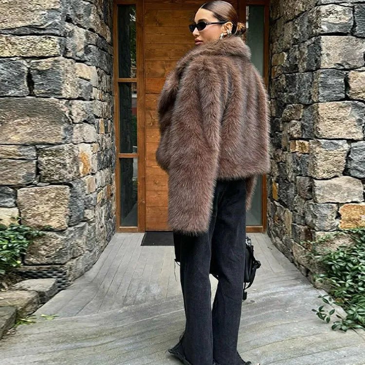 Manteau en fausse fourrure Marian