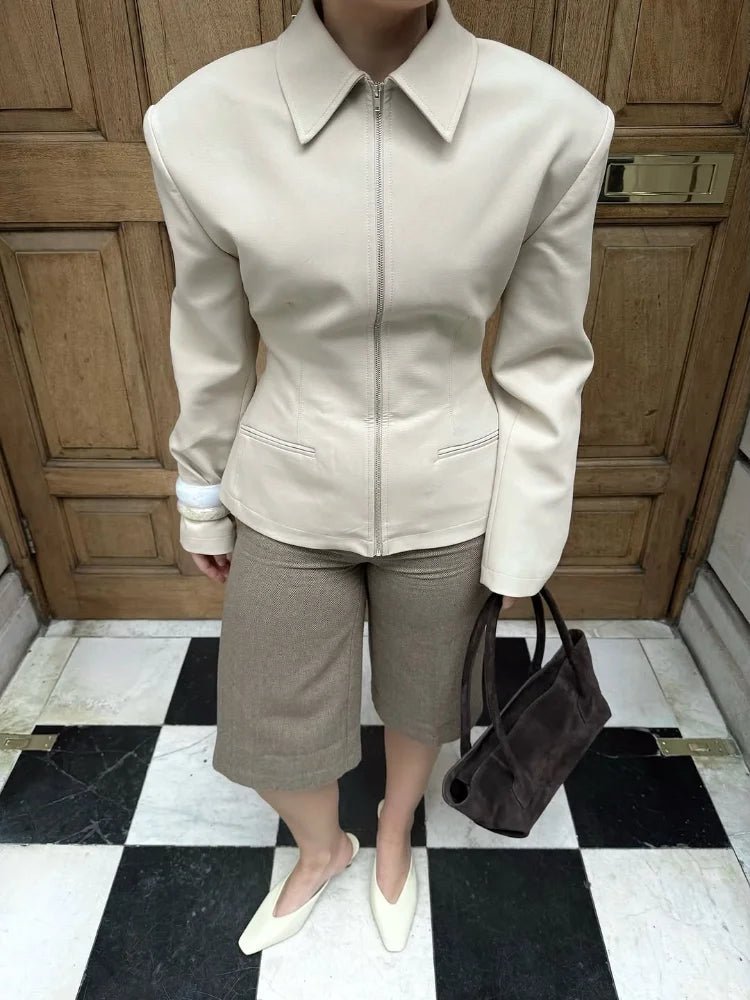 Veste cintrée zippée Sabine