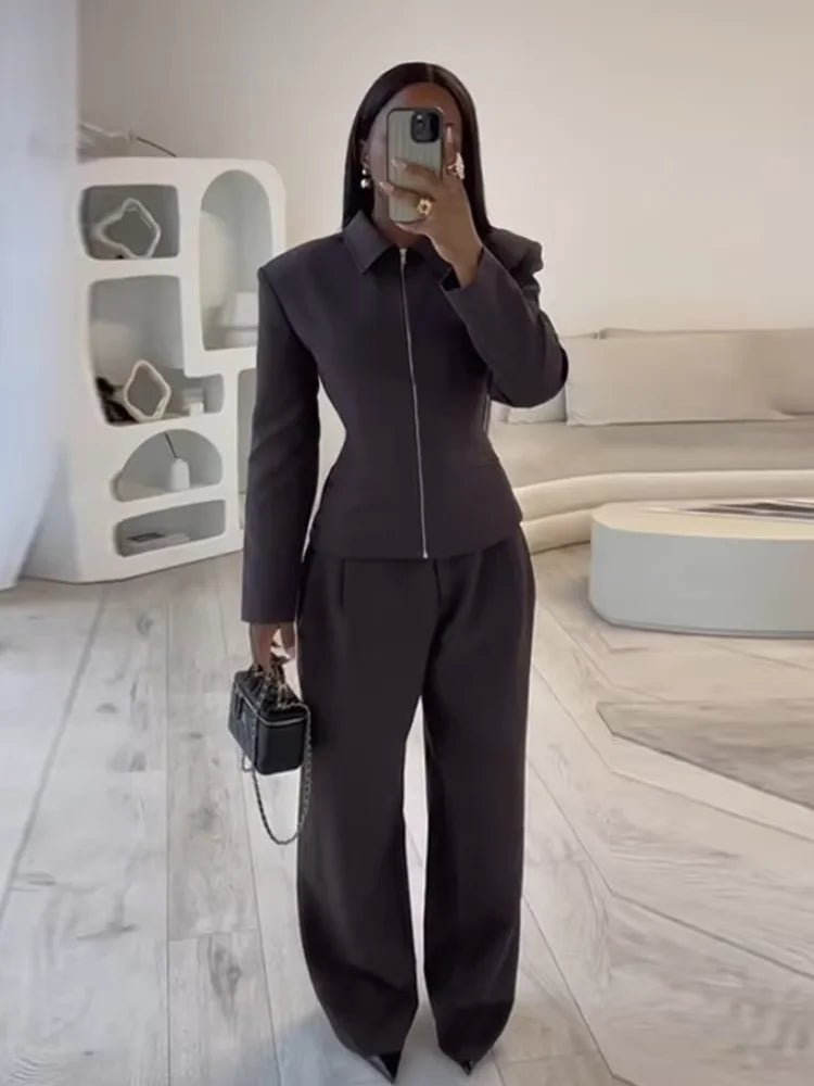 Veste cintrée zippée Sabine