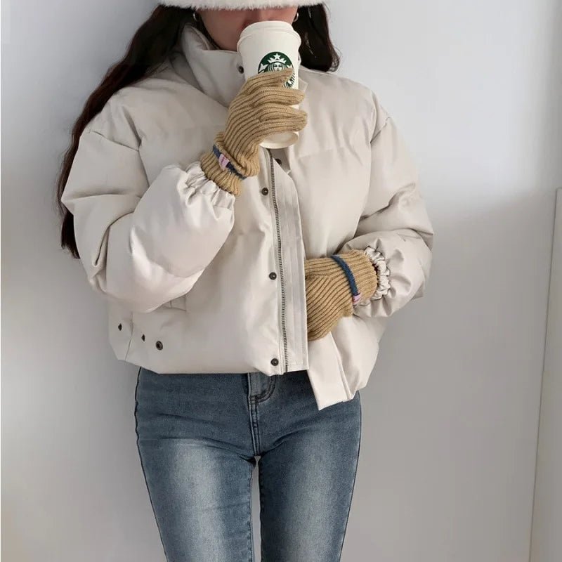 Veste matelassée en similicuir Samantha