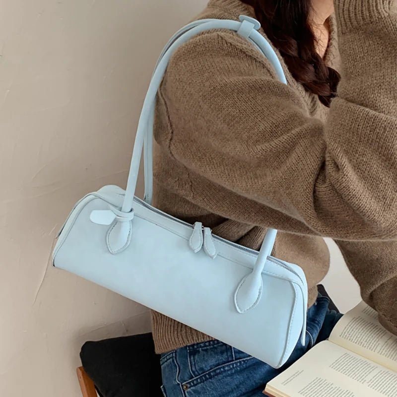 Sac baguette Adora en daim