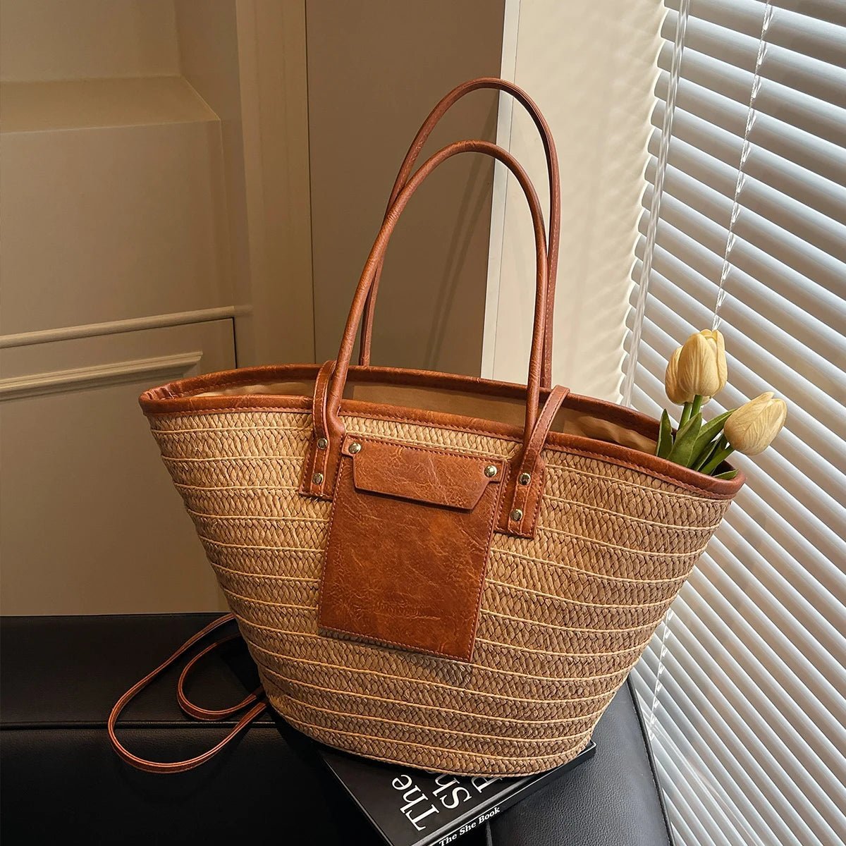 Beatrice Forest sac cabas tissé à une épaule