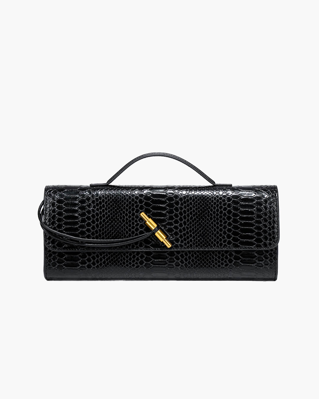 Sac Bianca en cuir gaufré effet croco