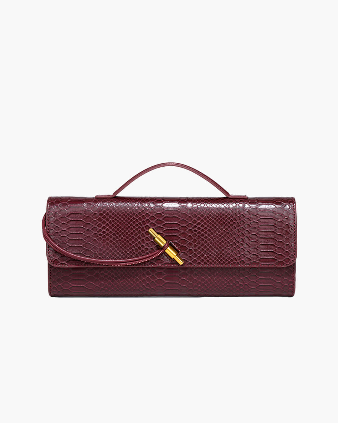 Sac Bianca en cuir gaufré effet croco