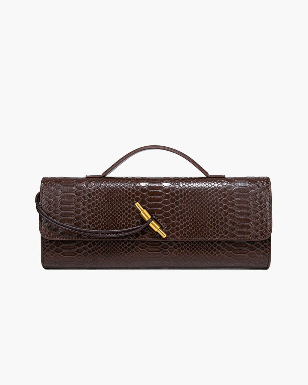 Sac Bianca en cuir gaufré effet croco