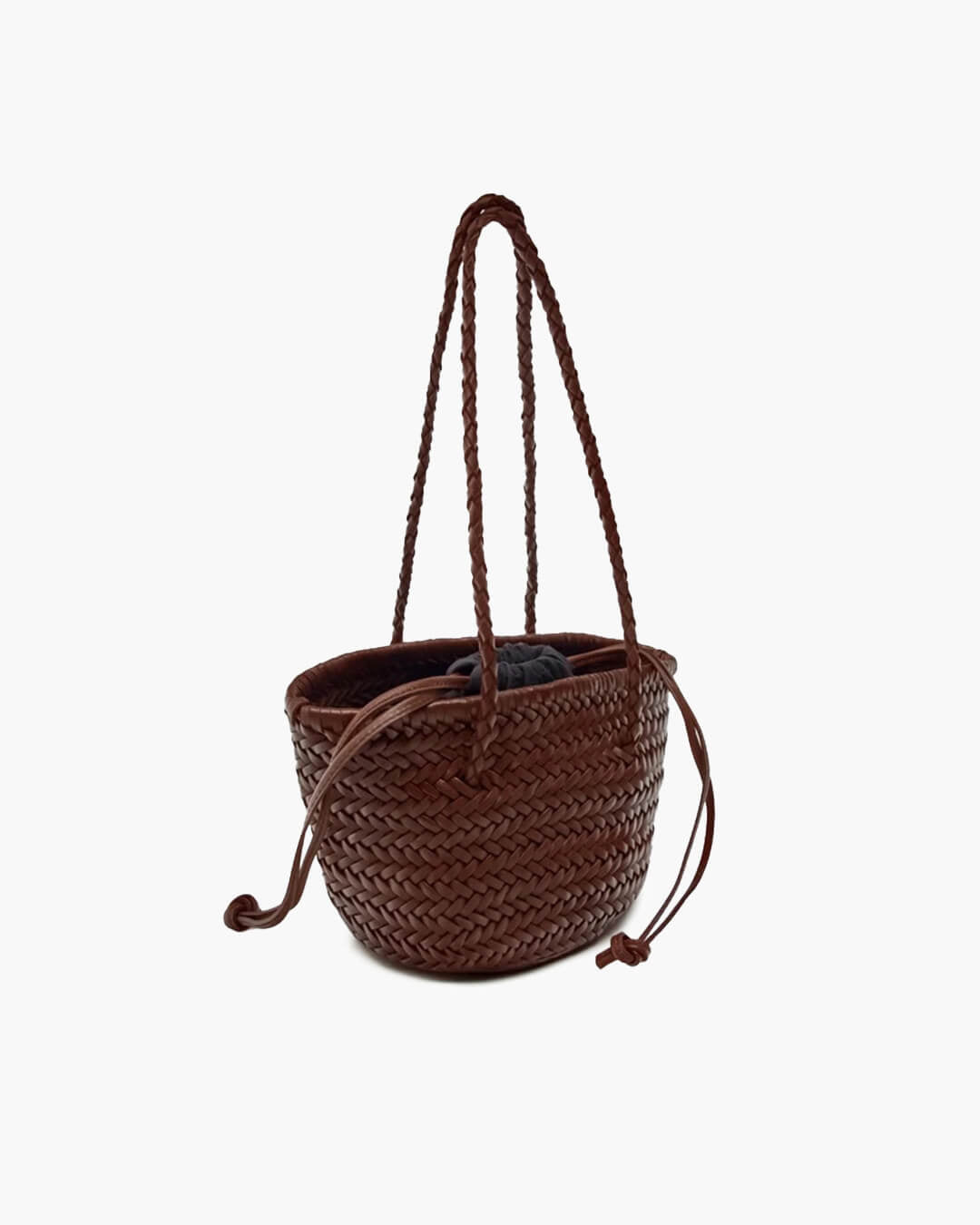 Sac seau tressé à bandoulière Blair