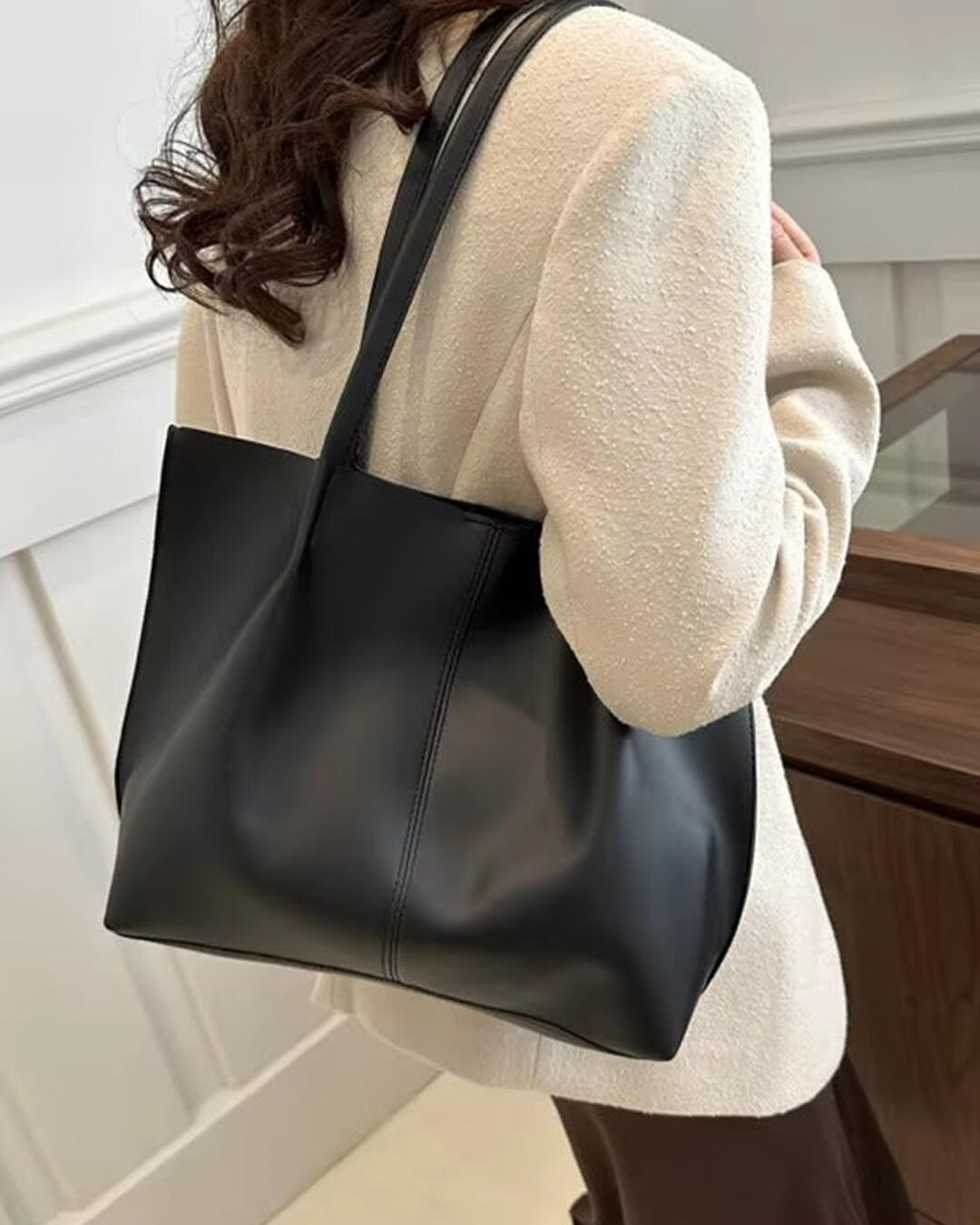 Sac cabas en similicuir Calista