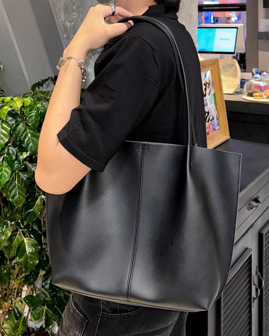 Sac cabas en similicuir Calista