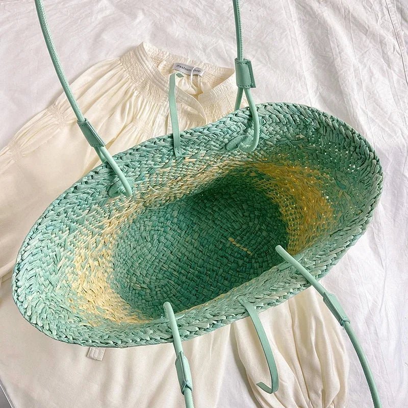 Sac cabas français en paille Camille