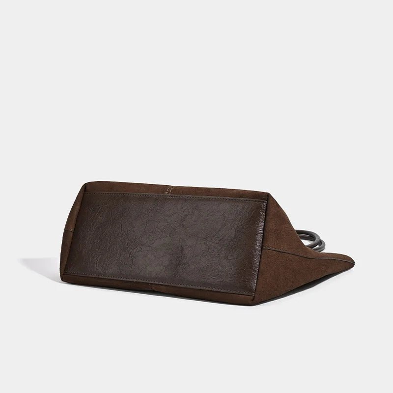 Sac cabas en daim Cheska avec pochette