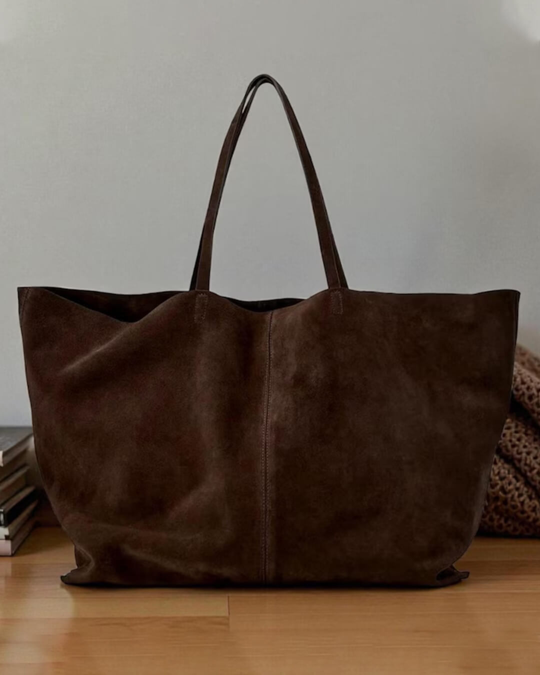 Grand sac cabas en daim Cynthia