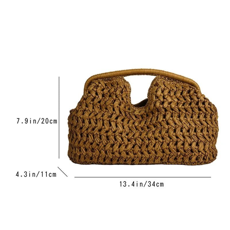 Sac cabas en rotin tressé Bianca